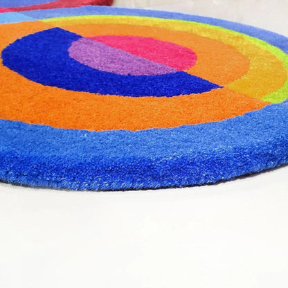 Retro Handmade Wool Runner Rug