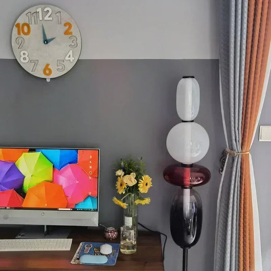 Italian Designer Candy Inspired Glass Lamp