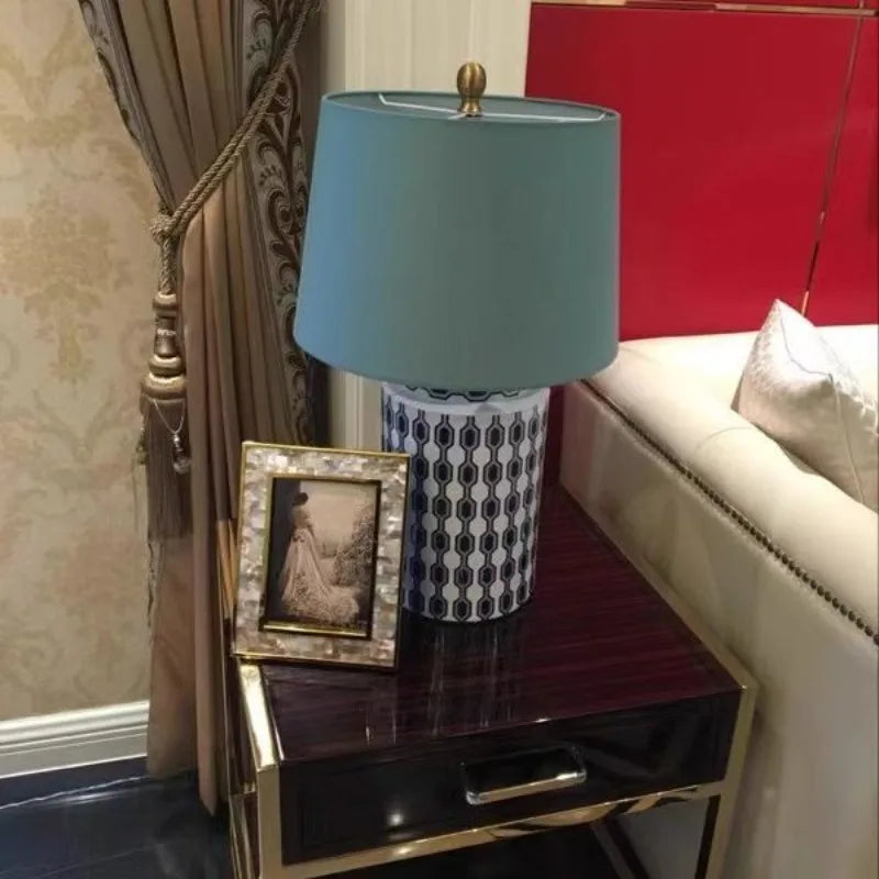 European Pastoral Ceramic Table Lamp