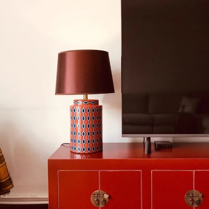 European Pastoral Ceramic Table Lamp